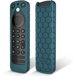 UNKNOWN Remote Case for Alexa Voice Remote Pro (2022 Release) - Honey Comb Lightweight Anti-Slip Shockproof Silicone