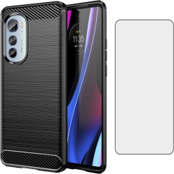UNKNOWN Phone Case for Motorola Moto Edge 2022/motoedge 5G Uw 2022 And Tempered Glass Screen Protector Cover Cell