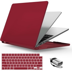 UNKNOWN Compatible With New M2 2023 Macbook Air 15 Inch Case, Model A2941, Hard Shell Case & Keyboard Cover & Type-C