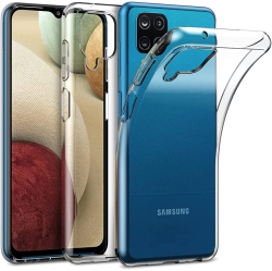 UNKNOWN [Clear] Case for Samsung Galaxy A12, Soft Slim Fit Shockproof Tpu Lightweight Thin Transparent Cover