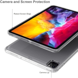 UNKNOWN Asgens Clear Case for Ipad Pro 11’’, Support Apple Pencil Charging Slim Lightweight Soft Tpu Silicone Shock Absorption