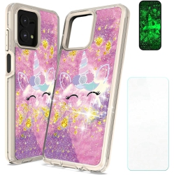 UNKNOWN for Motorola Moto G Stylus 2023 Case Compatible With Moto G Stylus 2023 Phone Case Cover [With Tempered Glass Screen