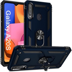 UNKNOWN A20S Case, Samsung Galaxy A20S Case [ Military Grade ] 15Ft. Drop Tested Protective Case With Magnetic Car Mount