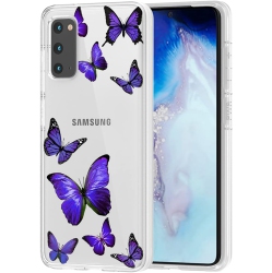 UNKNOWN Case for Galaxy S20 5G 6.2" (Not Fit S20 Fe), Samsung S20 Case for Girls, Slim Shockproof Clear Pattern Tpu Back