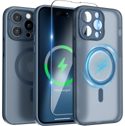 UNKNOWN Matte Case Compatible With Iphone 14 Pro Max Case 6.7 Inch, Translucent Matte Shockproof Frosted Case Cover