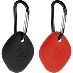 UNKNOWN (2 Pack) Silicone Gel Rubber Case Compatible for Samsung Galaxy Smarttag, Full Body Shock Absorbing Ultra Slim