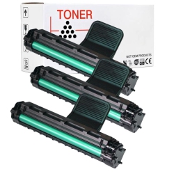 MAX SAVING - 3Pk Compatible for Samsung Mlt-D108S Toner Cartridge for Ml1640/2240 Printer In Black