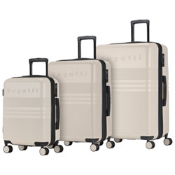 Bugatti Luxor 3-Piece Hard Side Expandable Luggage Set - Blue - Only at Best Buy