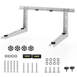 COSTWAY 22" Heavy-Duty Mini Split Wall Mounting Bracket With Adjustable Crossbar & Levlers