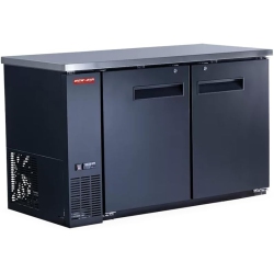 NEW AIR REF New Air Nbb-60-Sb Double Solid Door 60″ Back Bar Refrigerator Cooler - 546 L / 19 Cu. Ft. - Ideal for Bars, Restaurants, Hotels & Cafés