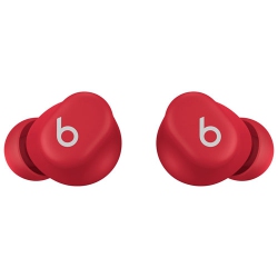 BEATS BY DR. DRE Refurbished (Excellent) - Solo Buds In-Ear Sound Isolating Truly Wireless Headphones - Transparent In Red