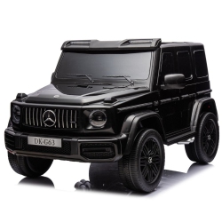 KIDSVIP Kids Mercedes Benz G63 Supersized 2X24V Battery Powered Xxl Edition Truck: Rubber Wheels, 2 Leather Seats, Mp4 Touchscreen, 4X4 Awd