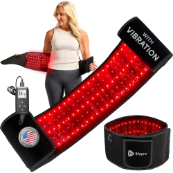 LIFEPRO Light Therapy Belt – Infra Light Therapy Belt \w 660Nm & 850Nm Light Therapy – Pain Relief for Belly Fat, Back, Hip, Inflammation &