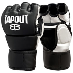 Gants D'arts Martiaux Mixtes De 12 Oz De Tapout - Noir