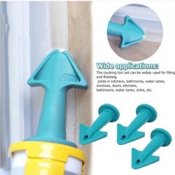 ISTAR 3PCs/set Silicone Caulk Nozzle Applicator Tool Three Different Radius Nozzle Plus Fulfill Your Need
