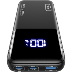 INIU ‎14.48 X 2.84 X 7.44 Cm Power Bank 65W 20000Mah Fast Charging Laptop In Black