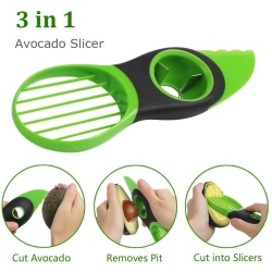 ISTAR Avocado Slicer, Best 3 In 1 Avocado Cutter Cutter, Chiku Cutter, Banana Cutter Multifunctional, Avocado Tool Cutter \w Non Slip Grip Handle