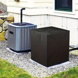 ISTAR Air Conditioner Cover Or for Barbecue Grills Cover- Durable Ac Cover Water Resistant Fabric Windproof Design Outdoor Furniture Universal Cover
