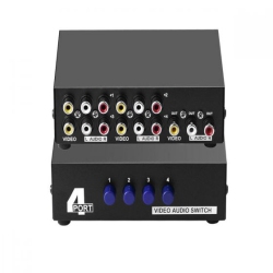 ISTAR Av to HDm Converter Rca to HDMI Composite Switcher Video Audio 1080P 4 In 1 Out