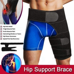 ISTAR Hip Support Thigh Compression Wrap Femoral Head Pain Relief Adjustable Breathable