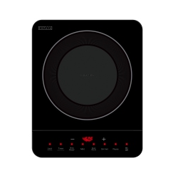 EMPAVA 11-In Portable Single Heating Element 1800-W Countertop Induction Cooktop In 120-V(Empv-11Ec06) In Black