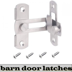ISTAR 1 Pack Barn Door Lock Sliding Barn Door Stainless Steel Barn Sliding Door Lock Is Suitable for Most Door Locks