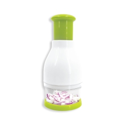 JS GOURMET - Manual Food Chopper With Stainless Steel Blade In Green