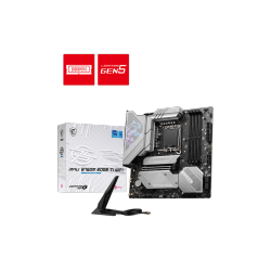 MSI Mpg B760M Edge Ti Wifi Lga 1700 Intel B760 SATA 6GB/s Ddr5 Micro Atx Motherboard 14Th/ 13Th/ 12Th Gen Processors PCi-E X16 Slot 3X M.2 2.5GBps