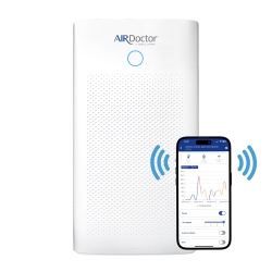 AIRDOCTOR Ad5500I Smart 4-In-1 Air Purifier for Extra Large Spaces, Ultrahepa, Carbon & Voc Filters, Removes Particles 100X Smaller Than Hepa