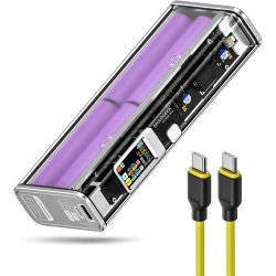 SHARGEEK Refurbished(Excellent)- Portable Charger, Storm2 Slim 130W 20000Mah Laptop Power Bank