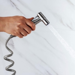 ISTAR Stainless Steel Toilet Spray With Spring Hose