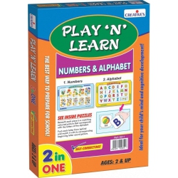 ISTAR Creative's Play N Learn - Alphabets Small And Capital Letter Puzzle | Learn Alphabet Letters | Learning Toys for Kids 2 to 5 Years