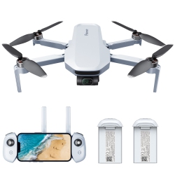 POTENSIC Atom 3-Axis Gimbal 4K Gps Drone, Under 249G, 64 Mins Flight, 6Km Long Range Transmission, Visual Tracking, 4K/30Fps Quickshots, Foldable