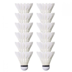 ISTAR 12-Pack High-Speed Goose Feather Badminton Shuttlecocks – Durable, Stable, And Ideal for Sports Training