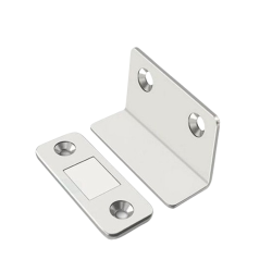 ISTAR Magnetic Door Stopper – No-Gap Magnetic Cabinet Catch With Adhesive for Easy Installation, Durable Stainless Steel