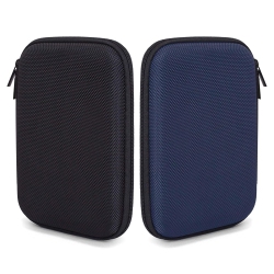 HLD Carrying Case Portable Accessories Organizer Bag for External Hard Drive Cables Chargers Compatible \w Toshiba Canvio Basics Seagate Expansion Wd