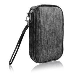 HLD Electronic Organizer Bag Cable Organizer Travel Cord Organizer Case Pouch Portable Carrying Case for Charger Hard Drive Earphone USB Sd Card