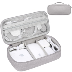 HLD Electronic Organizer Travel Cable Organizer Bag Pouch Tech Electronic Accessories Carry Case Portable Double Layers Charger Case For