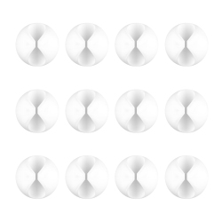 HLD 12 Pack Cable Clips, Wire Organizer Holder Adhesive Cord Management Charger Wire Holder Clips for Desk, Home, Office, Car, Cubicle, Nightstand -