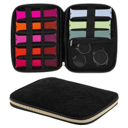 HLD Watch Band Case Holds 8 Watch Straps, Travel Organizer Bag Carrying Case Compatible for All Series Of Apple Watch Bands Or Smart Watch Bands (8