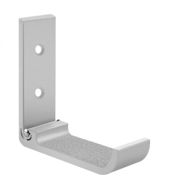 HLD Foldable Wall Mount Headphones Holder, Headset Wall Hanger, Aluminum Wall Mount Hook, Hold Up to 1Kg \w 3M Adhesive Tape, 20Kg \w Screws, Stand Come