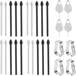 HLD 4 Pack Stylus Pen Nibs Replacement Tips Kit Compatible \w Samsung Note 10/note 10 Plus/note10 5G/note10+ 5G/tab S6 T860 T865 – 20 Tips + 4