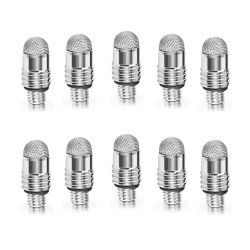 HLD Mesh Fiber Tips (10 Pack) Stylus Pen Replacement Tips Suitable for Capacitive Touch Screen, High Sensitivity, Soft, No Scratch Screen Pen Tip