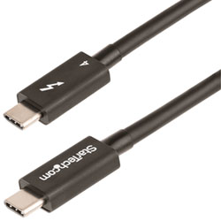 Câble Usb-C/usb-C Thunderbolt 4.0 De 1 M (3,3 Pi) De Startech (Tblt4Mm1M) - Noir
