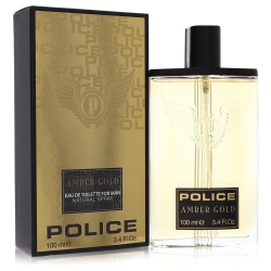 POLICE COLOGNES Police Amber By Eau De Toilette Spray 3.4 OZ In Gold
