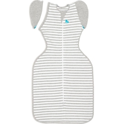 LOVE TO DREAM Swaddle Up Transition Bag Original 1.0 Tog - (Large, 18.5-24 Lbs) In Grey