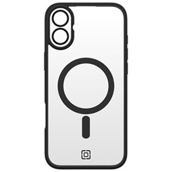 Étui Rigide Ajusté Velocity D'incipio Avec Magsafe Pour Iphone 16 Plus - Transparent/noir