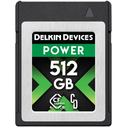DELKIN 512GB Power 4.0 Cfexpress Type B Memory Card