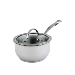 MEYER CANADA Meyer Nouvelle Stainless Steel 1.5L Saucepan With Tempered Glass Lid,