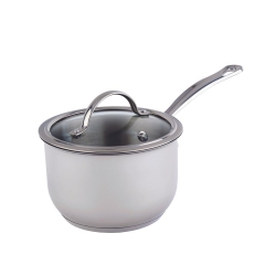 MEYER CANADA Meyer Nouvelle Stainless Steel 2.1L Saucepan With Tempered Glass Lid,
